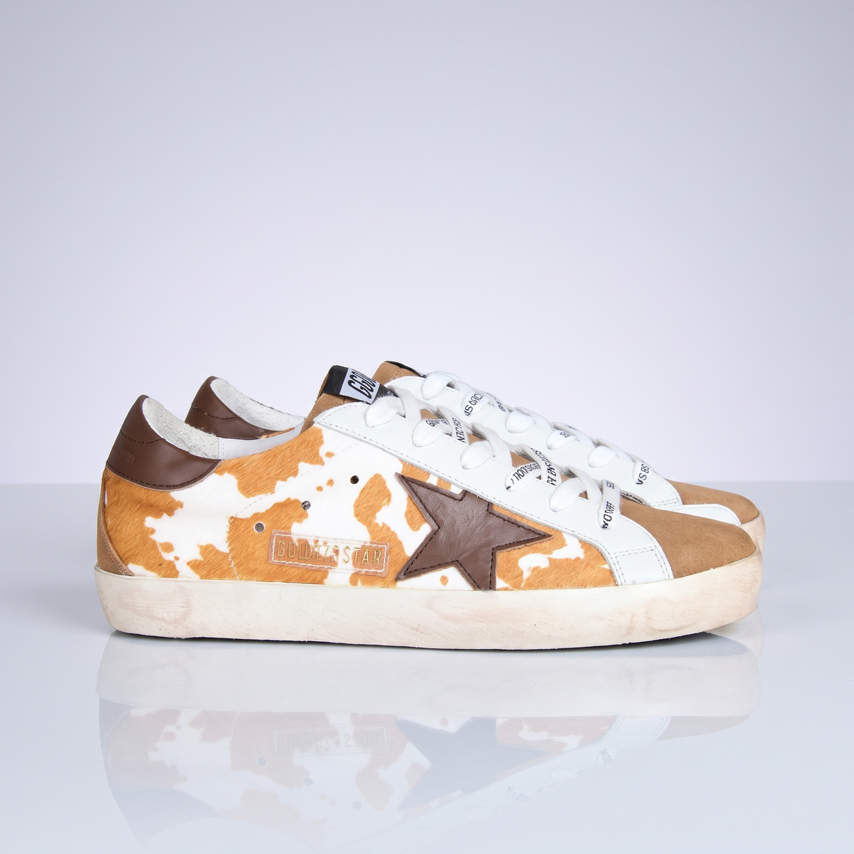Women Super Star Brown Camo Print