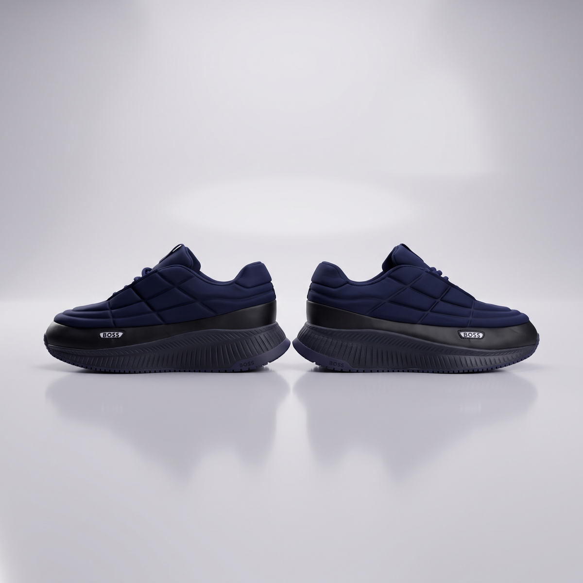 Men TTNM EVO With Knitted Uppers (Dark Blue)