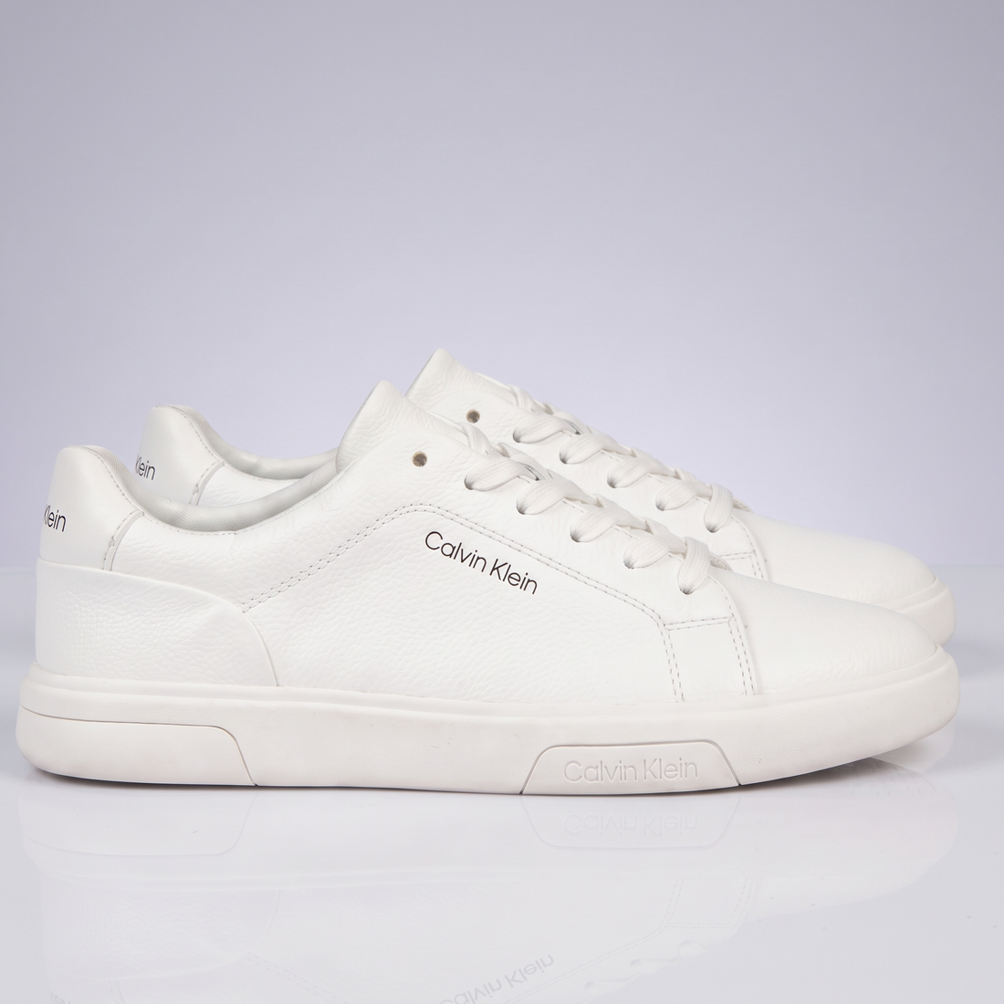 Men CK Flat Sneaker (White)