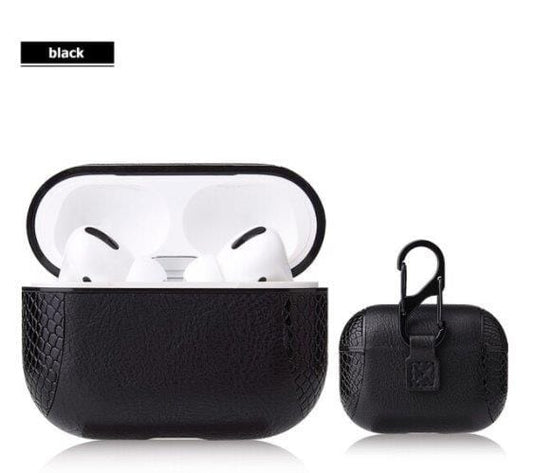 Spoofs Airpod Casing Black Snake Skin Airpod Casing Pro