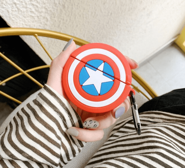 Spoofs Airpod Casing Captain America Airpod Casing PRO