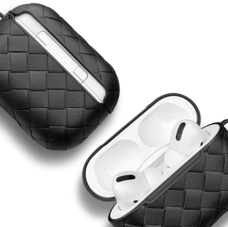Spoofs Airpod Casing Cross Leather Mixed Airpod Casing Pro