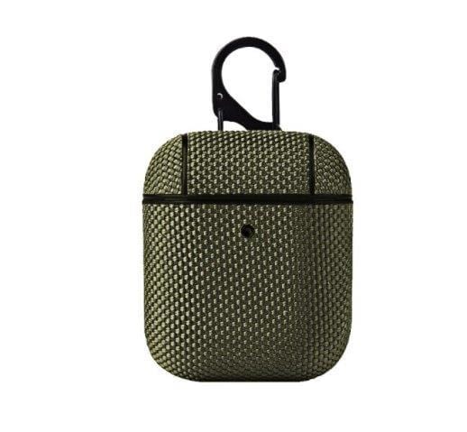 Spoofs Airpod Casing Green Leather Mixed Texture Airpod Casing 1,2