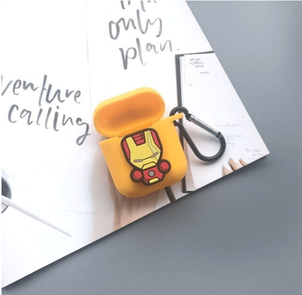 Spoofs Airpod Casing Iron man -2 Small Airpod Casing