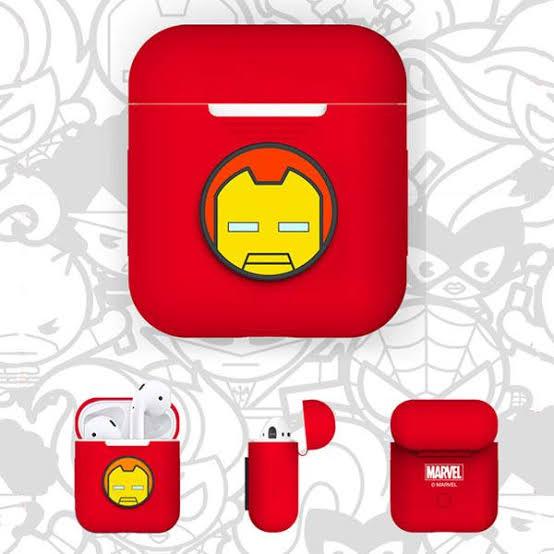Spoofs Airpod Casing Iron Man Airpod Casing 1 and 2