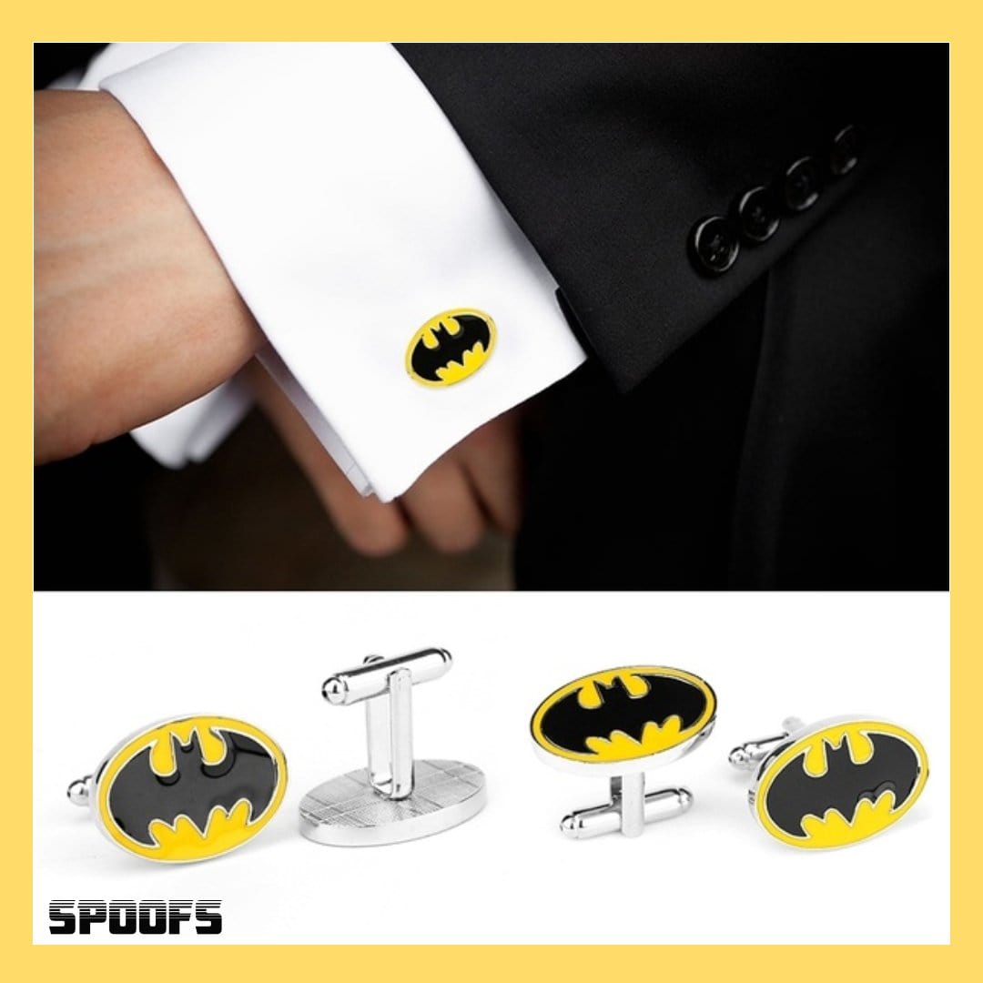 Spoofs Cufflinks Batman Cuff links