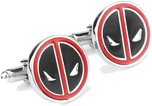 Spoofs Cufflinks Deadpool Cuff links