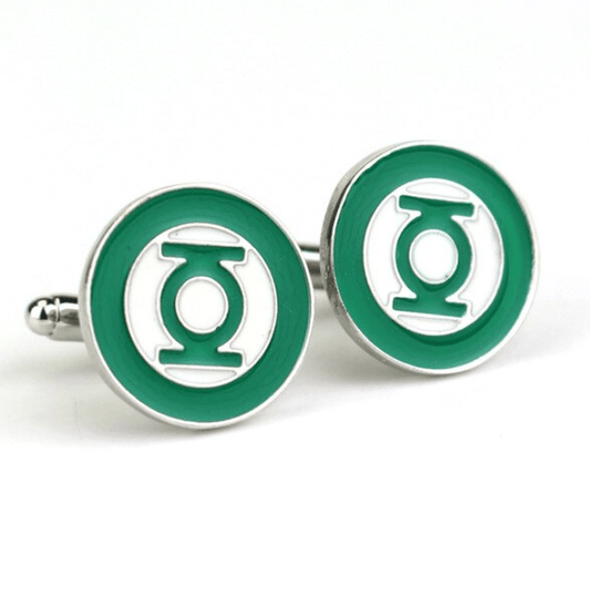 Spoofs Cufflinks Green Lantern Cuff links