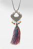 Spoofs Female Necklaces Colorful Feather With Authentic Bohemian Art Necklace