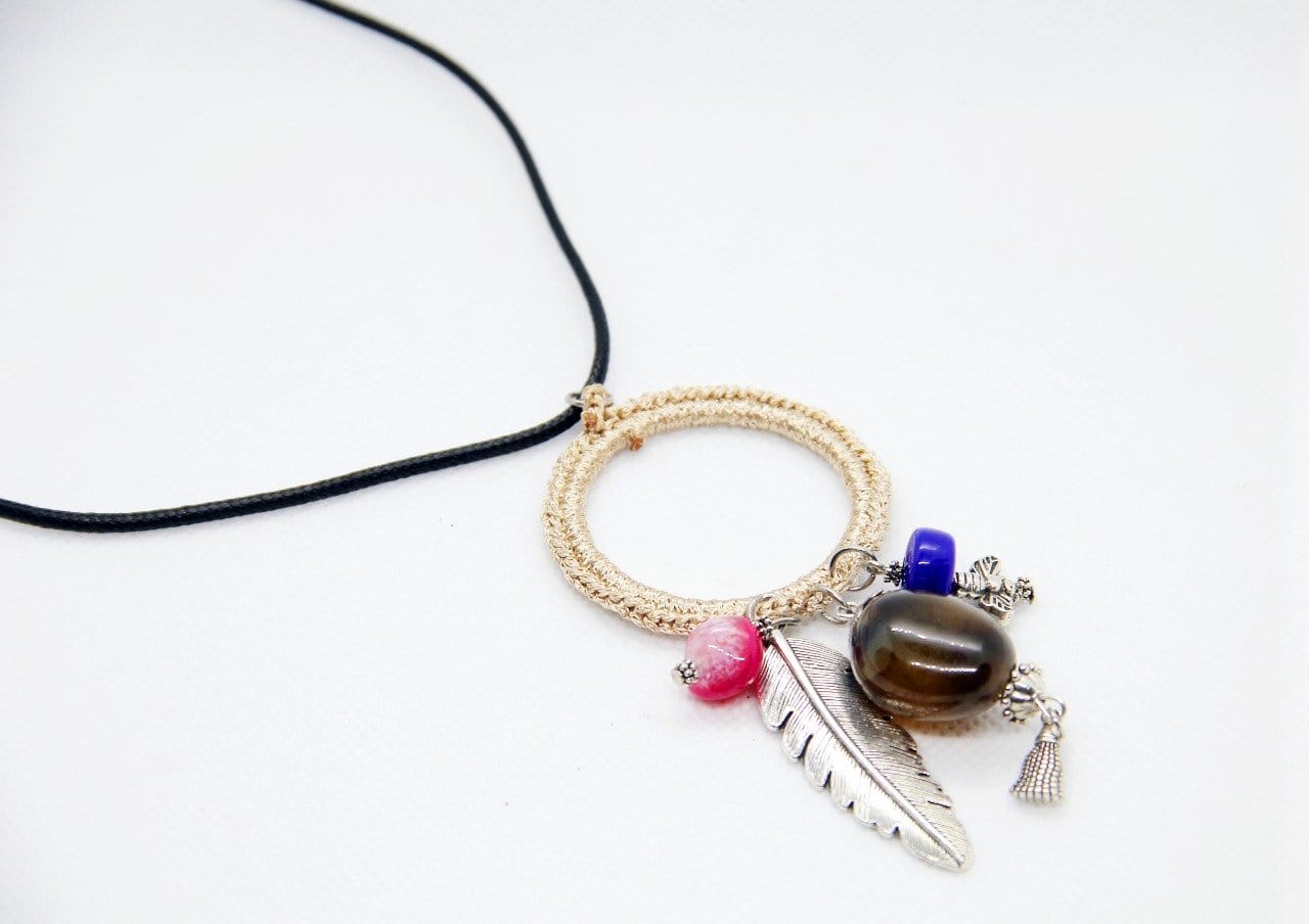 Spoofs Female Necklaces Dangling Bohemian Art Necklace