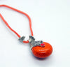 Spoofs Female Necklaces Hard Orange Marbel Bohemian Necklace