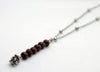 Spoofs Female Necklaces Long Bohemia Brown Stones Necklace