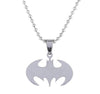 Spoofs Male Necklaces Batman Necklace 316L Stainless Steel Small Chain