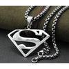 Spoofs Male Necklaces Superman Necklace 316L Stainless Steel Small Chain