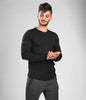 TAUR Men Sweatshirt TAUR Sleeved T-Shirt Black