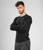 TAUR Men Sweatshirt TAUR Sleeved T-Shirt Black