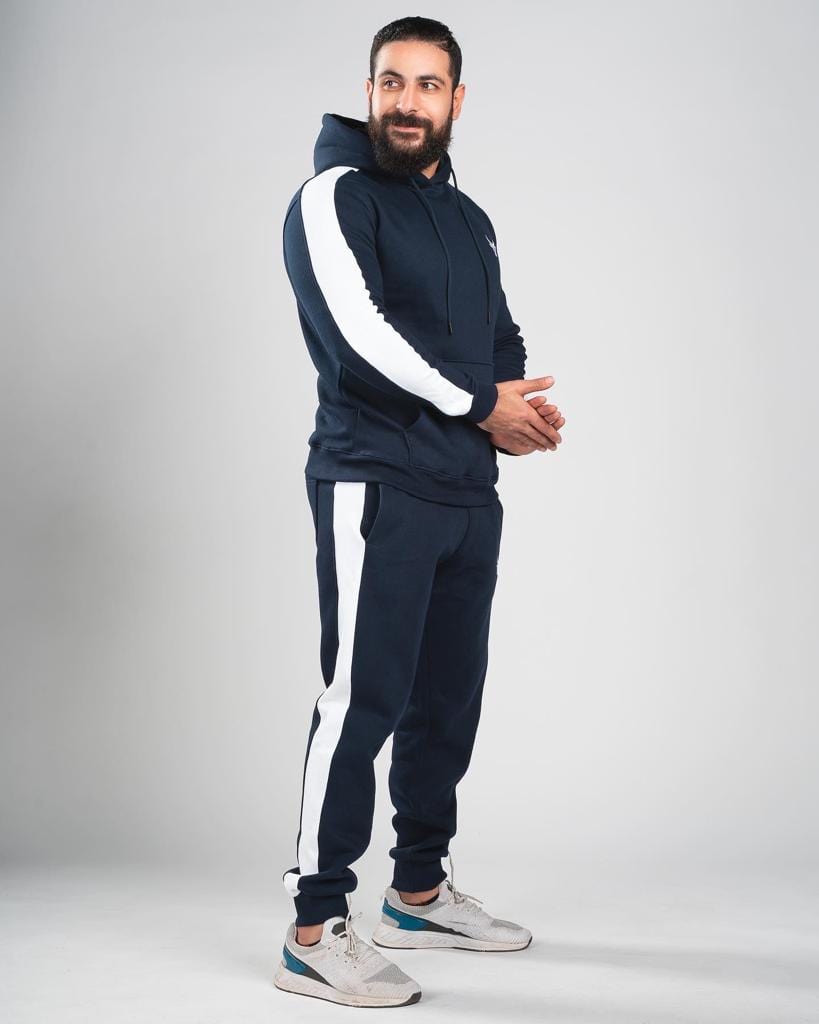 TAUR Men Sweatshirt TAUR Training Suit Red in Navy