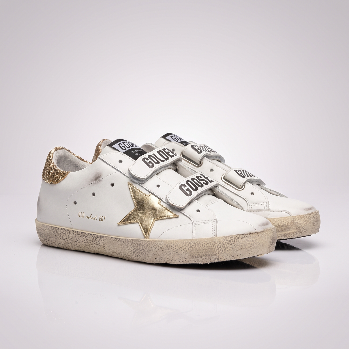 Women Super Star Old School (White-Gold)