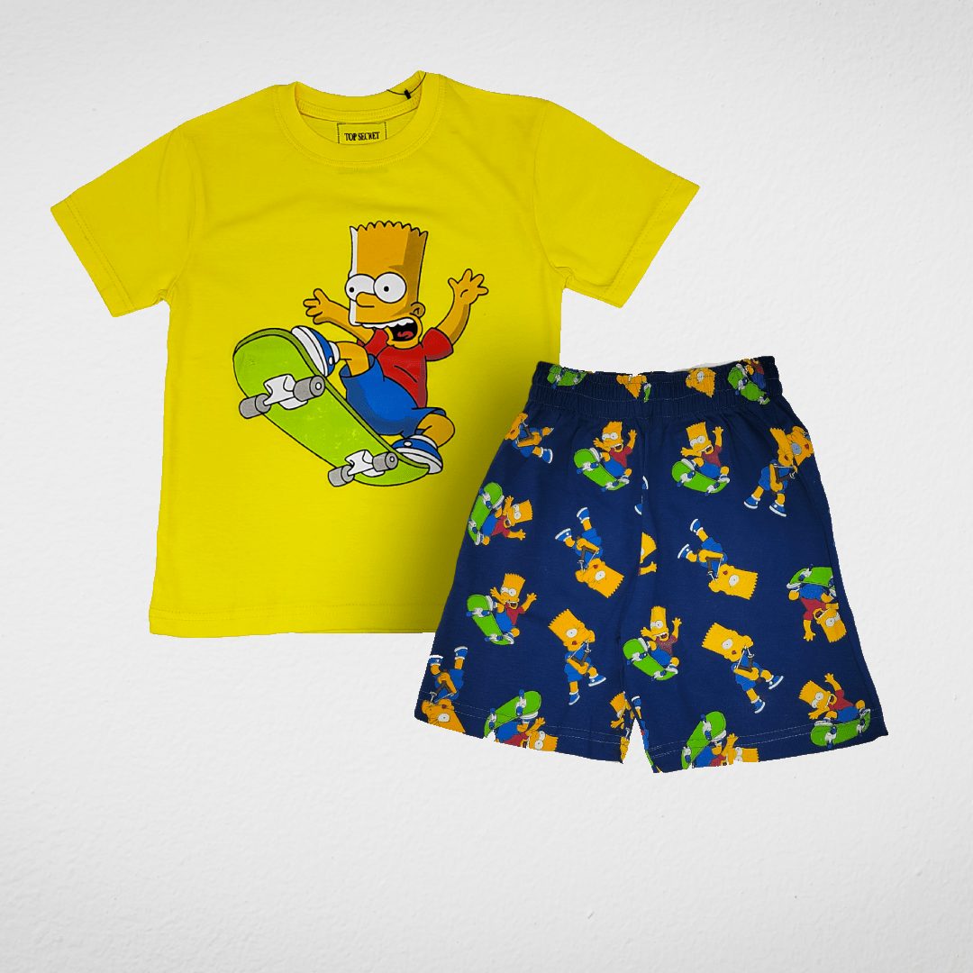 TOP-SECRET Pyjamas Top Secret Boys Summer Pajama - Simpson 2