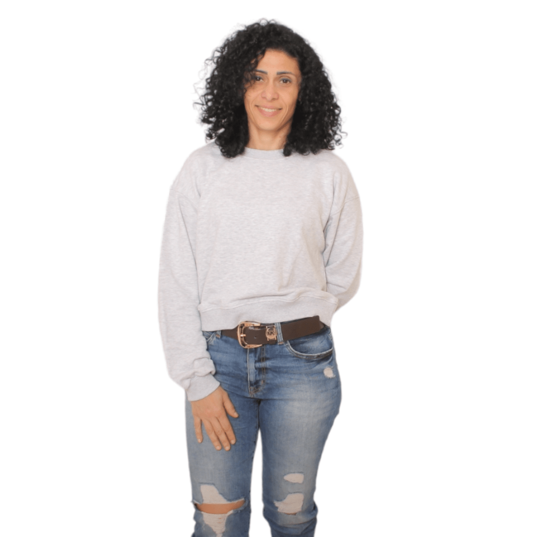 TOP-SECRET Women Pullover Crop-top Women Top Secret - Light Grey