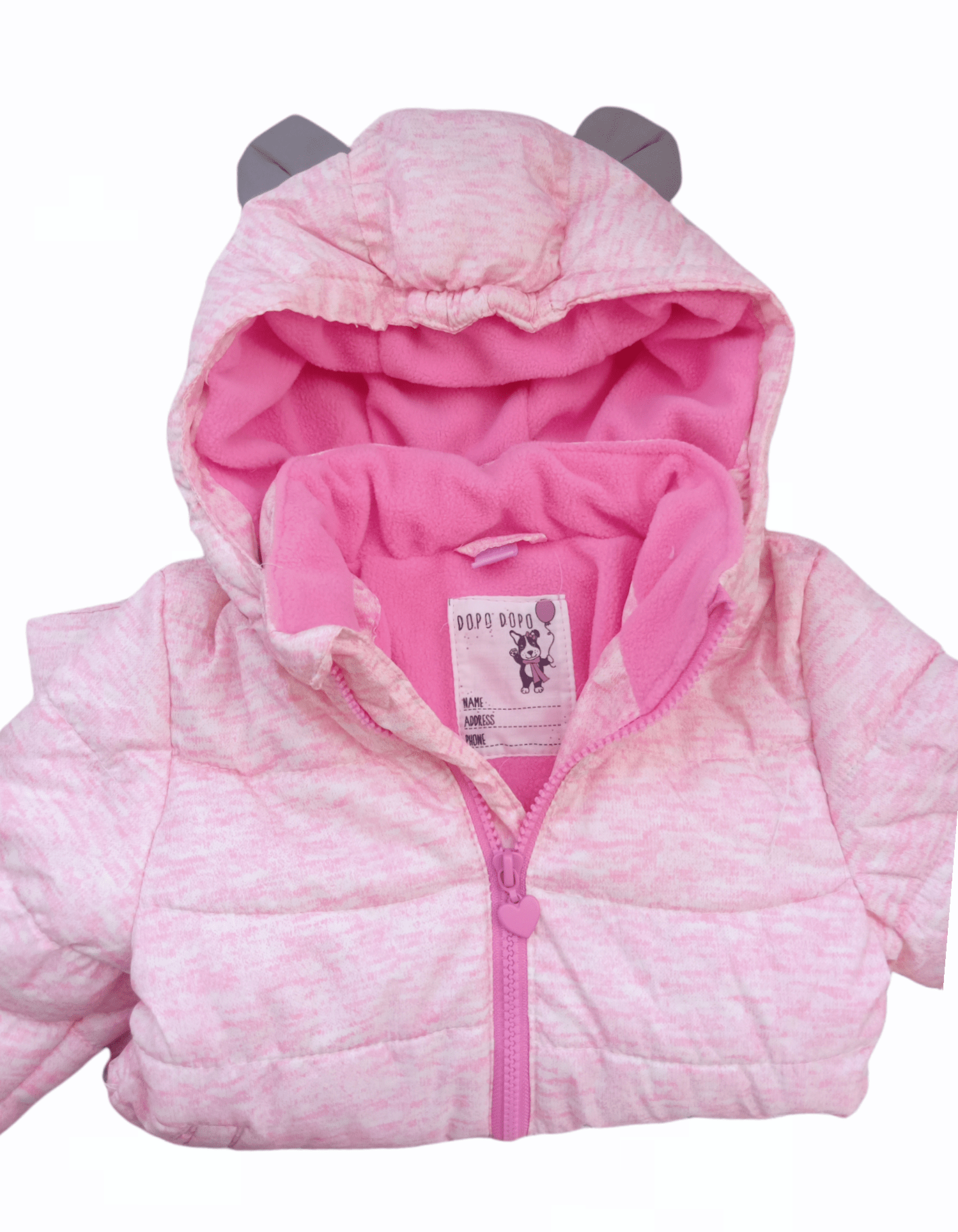 Winter23_KIDS Kids Coats Girls Pink Coat
