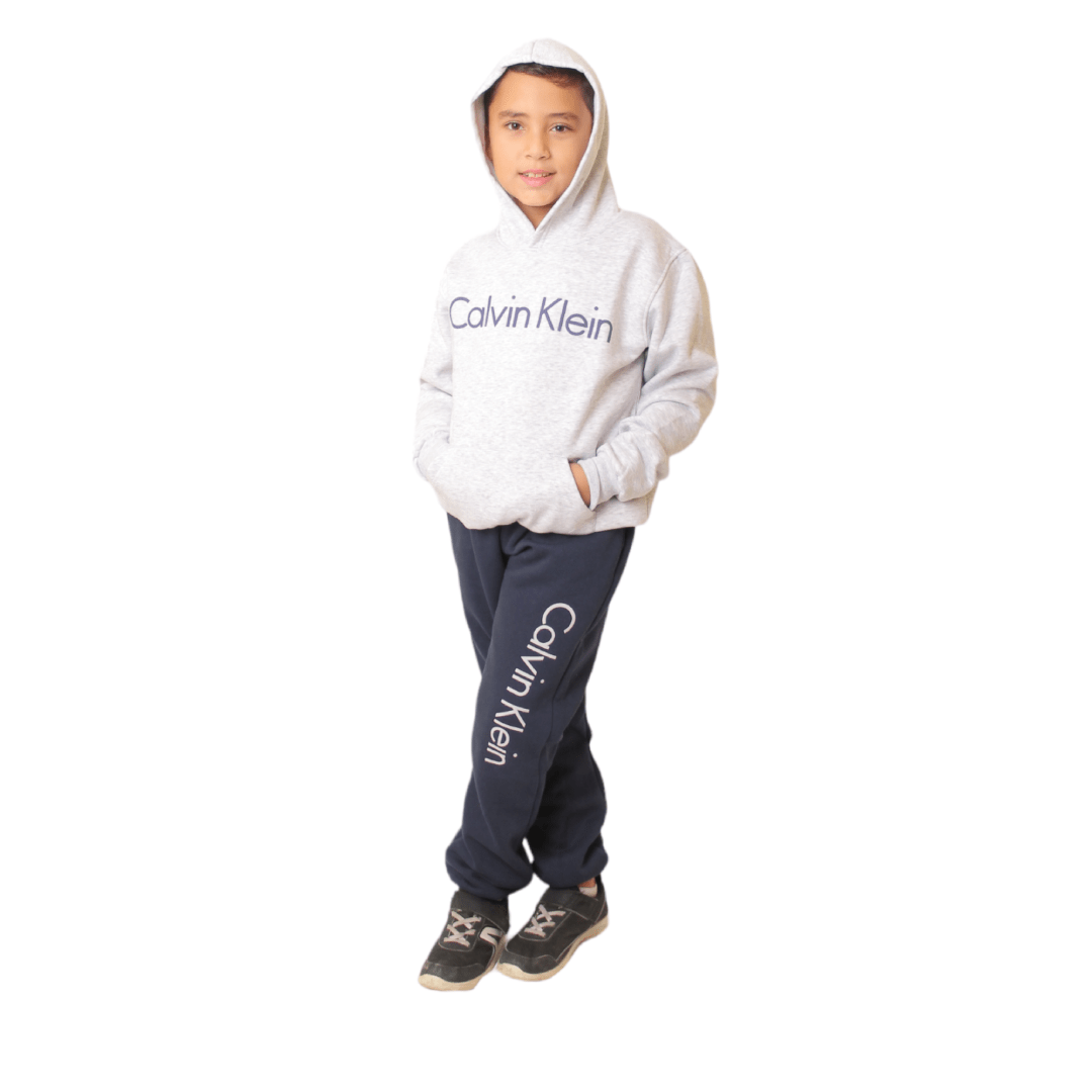 Winter23_KIDS Kids Jacket CK Teens Set Of Sweatshirt & Pants - Grey