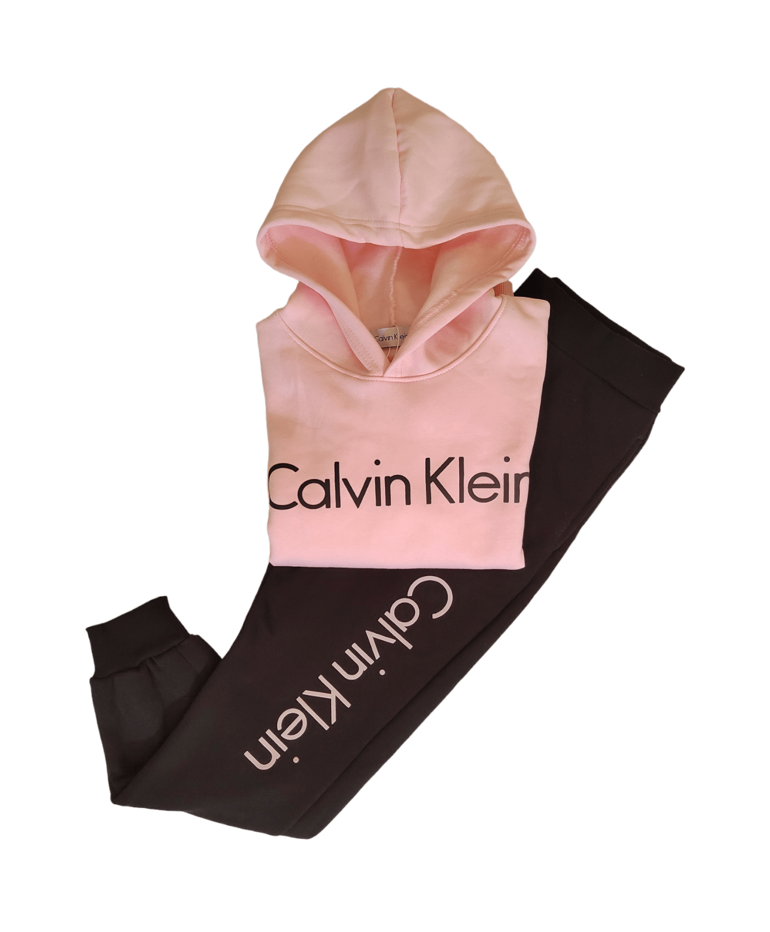 Winter23_KIDS Kids Jacket CK Teens Set Of Sweatshirt & Pants - Pink