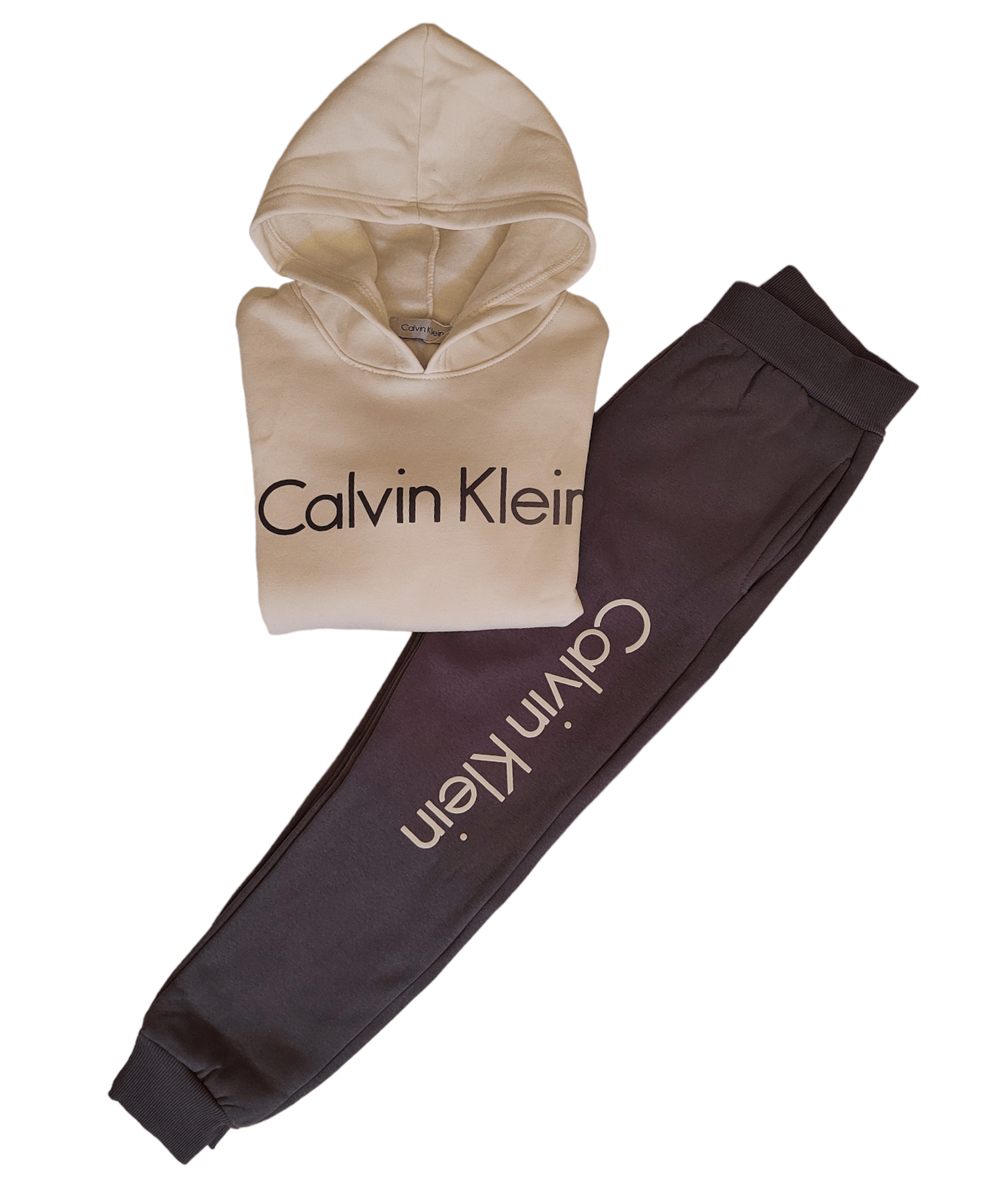 Winter23_KIDS Kids Jacket CK Teens Set Of Sweatshirt & Pants - White