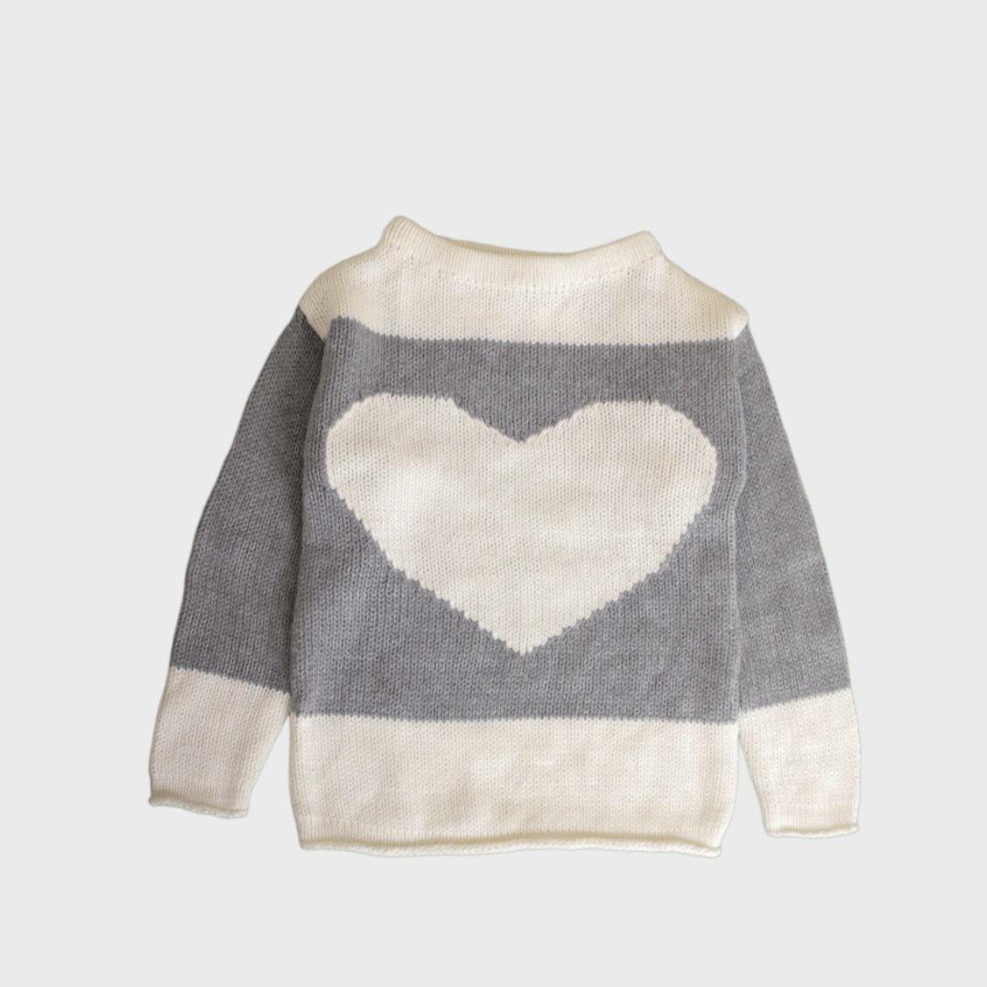 Winter23_KIDS Kids Jacket GAP Girls Pullover - Heart (أطفال)