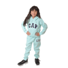 Winter23_KIDS Kids Jacket Girls Set Of Sweatshirt & Pants - Mint