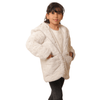 Winter23_KIDS Kids Jacket Heavy Fur Kids Jacket - White