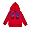 Winter23_KIDS Kids Jacket Kids Next Sweatshirt With Zipper - Red