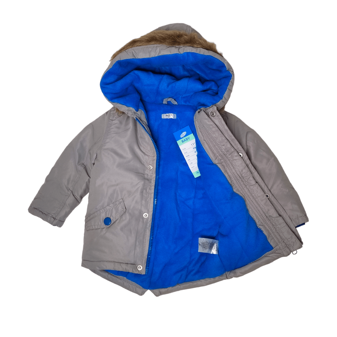 Winter23_KIDS Kids Jacket Kids Puffer Jacket - Grey