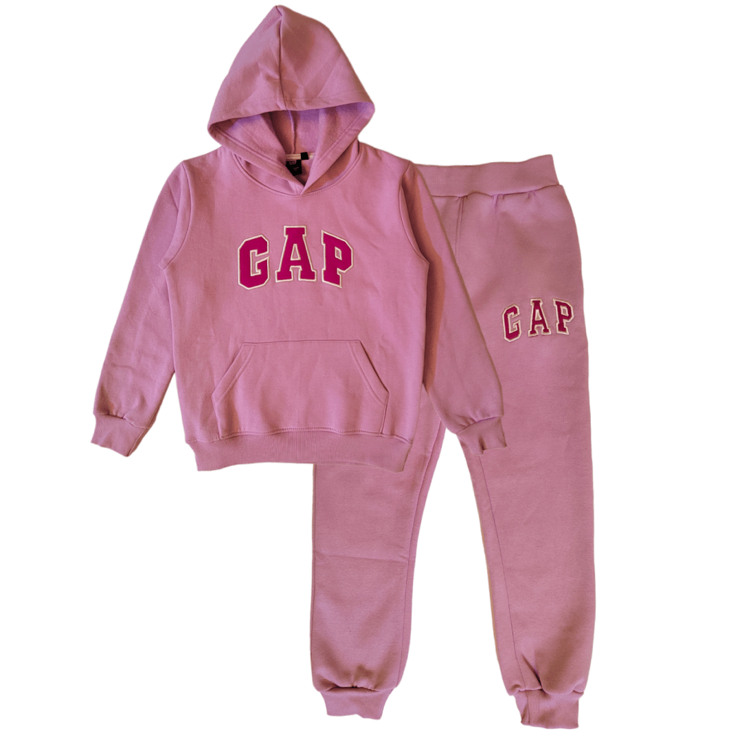 Winter23_KIDS Kids Jacket Teens Set Of Sweatshirt & Pants - Purple