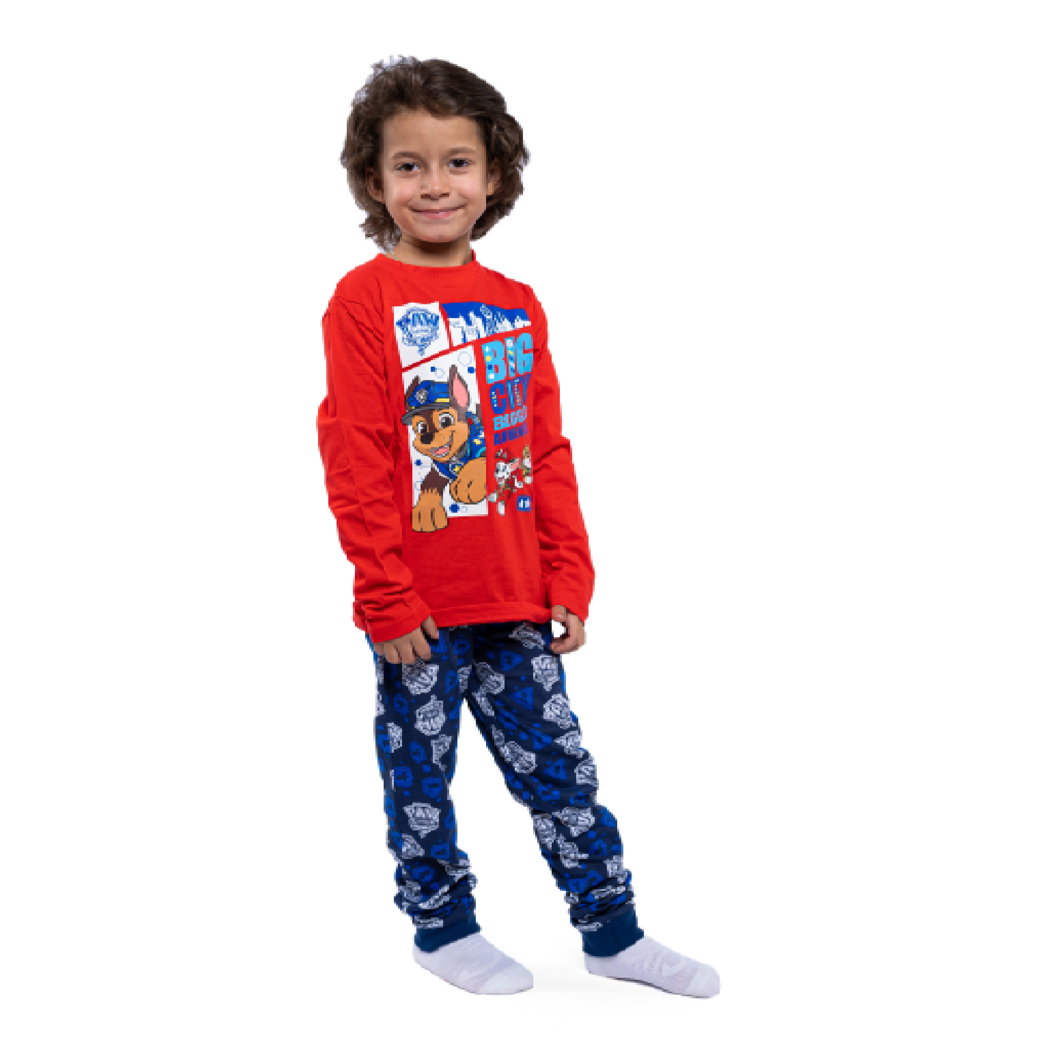 Winter23_KIDS Kids Pajama Boys Cotton Pajama - characters