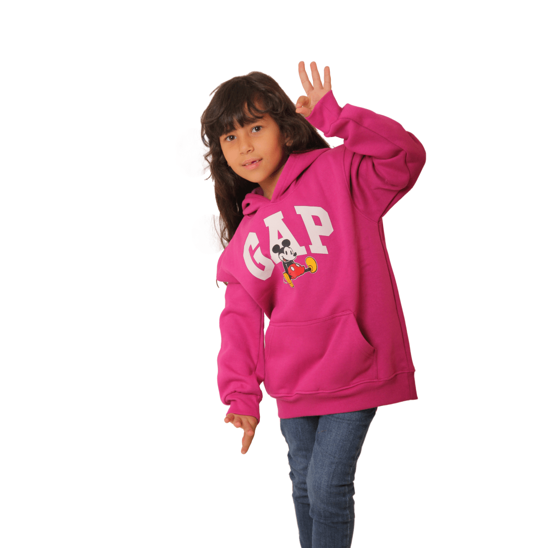 Winter23_KIDS Kids Pajama Girls Sweatshirt GAP & Mickey - Purple