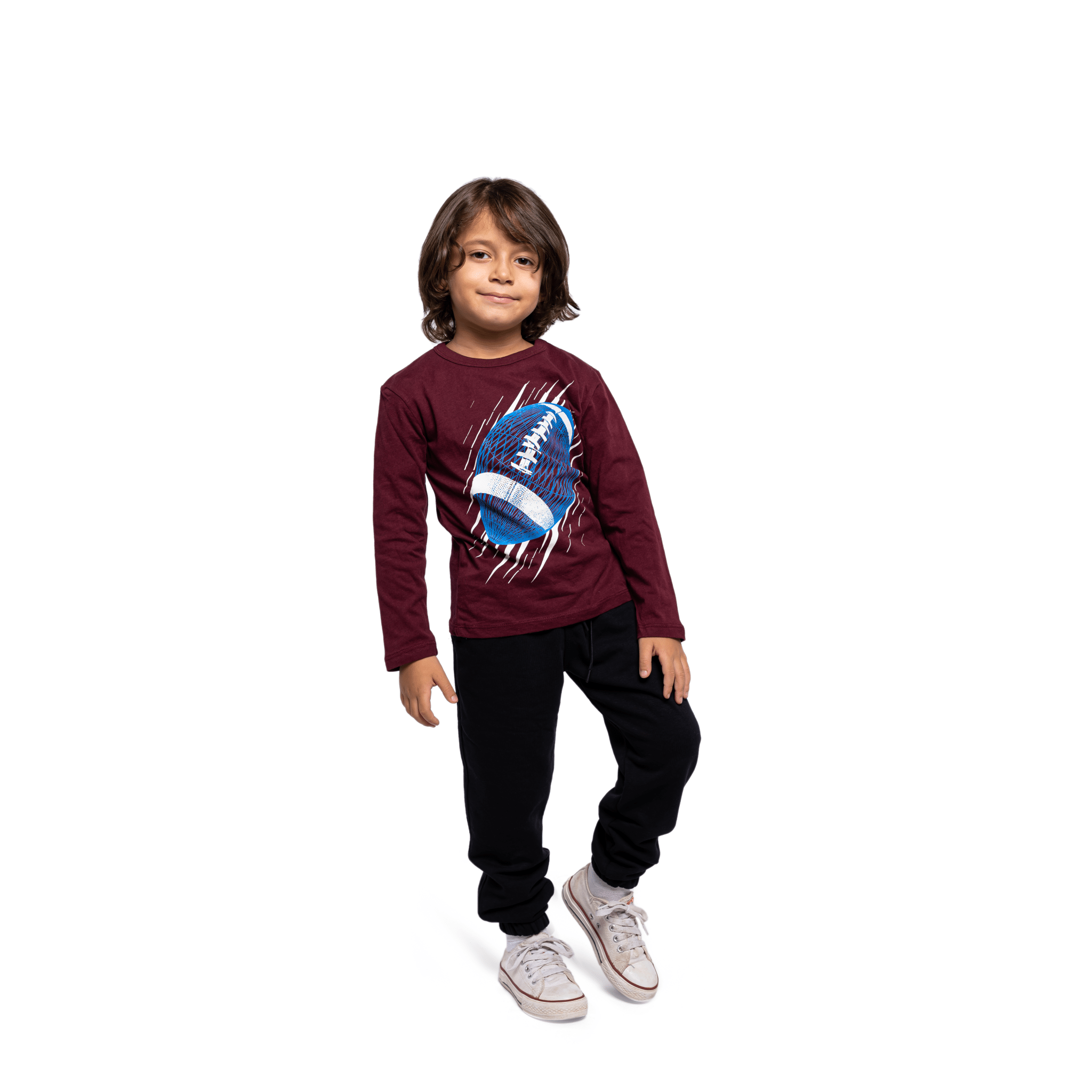 Winter23_KIDS Kids Sweatshirts Kids Place (Fall) Sweatshirt - Burgundy 