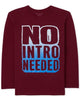 Winter23_KIDS Kids Sweatshirts Kids Place (Fall) Sweatshirt - Burgundy "no intro needed"