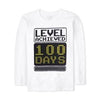 Winter23_KIDS Kids Sweatshirts Kids Place (Fall) Sweatshirt - White "level achieved"