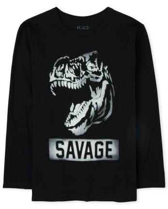 Winter23_KIDS Kids Sweatshirts size 7-8 Kids Place (Fall) Sweatshirt - Black "savage"