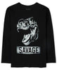 Winter23_KIDS Kids Sweatshirts size 7-8 Kids Place (Fall) Sweatshirt - Black "savage"