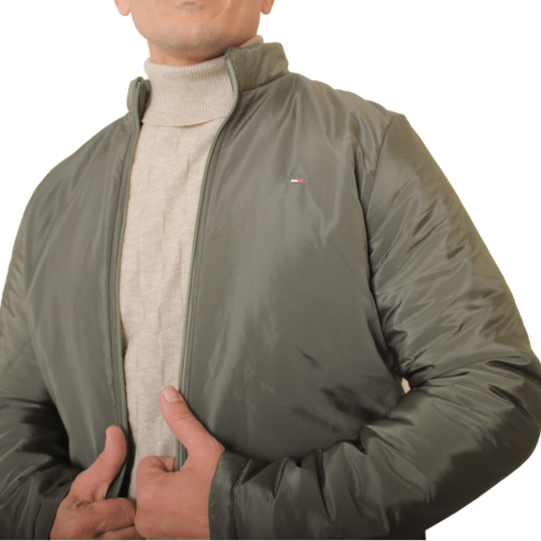 Winter23_MEN Men Jackets TH Waterproof Jacket Men - Olive Green