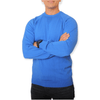 Winter23_MEN Men Pullover Men Basic Cotton Pullover - Blue