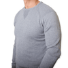 Winter23_MEN Men Pullover Men Basic Cotton Pullover - Grey