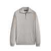 Winter23_MEN Men Pullover WOOL AND CASHMERE MOCK NECK SWEATER - GREY