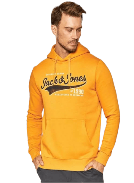 Winter23_MEN Men Sweatshirt M Men Sweatshirt - Mango (blue font)