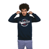 Winter23_MEN Men Sweatshirt Men Sweatshirt - Dark Blue (white font / red logo)