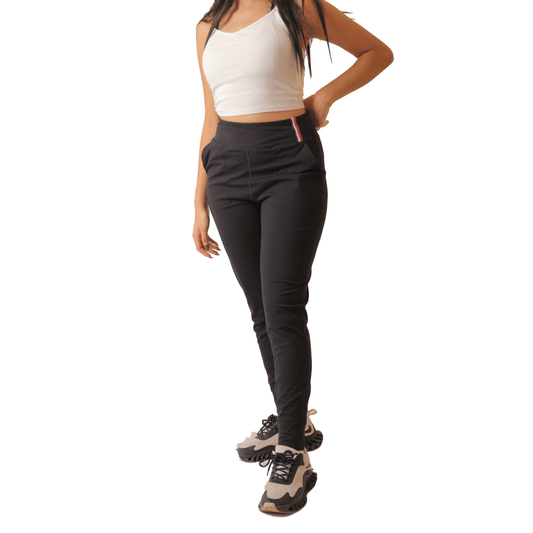 Winter23_WOMEN Pants TH Women Yoga Pants  - Black