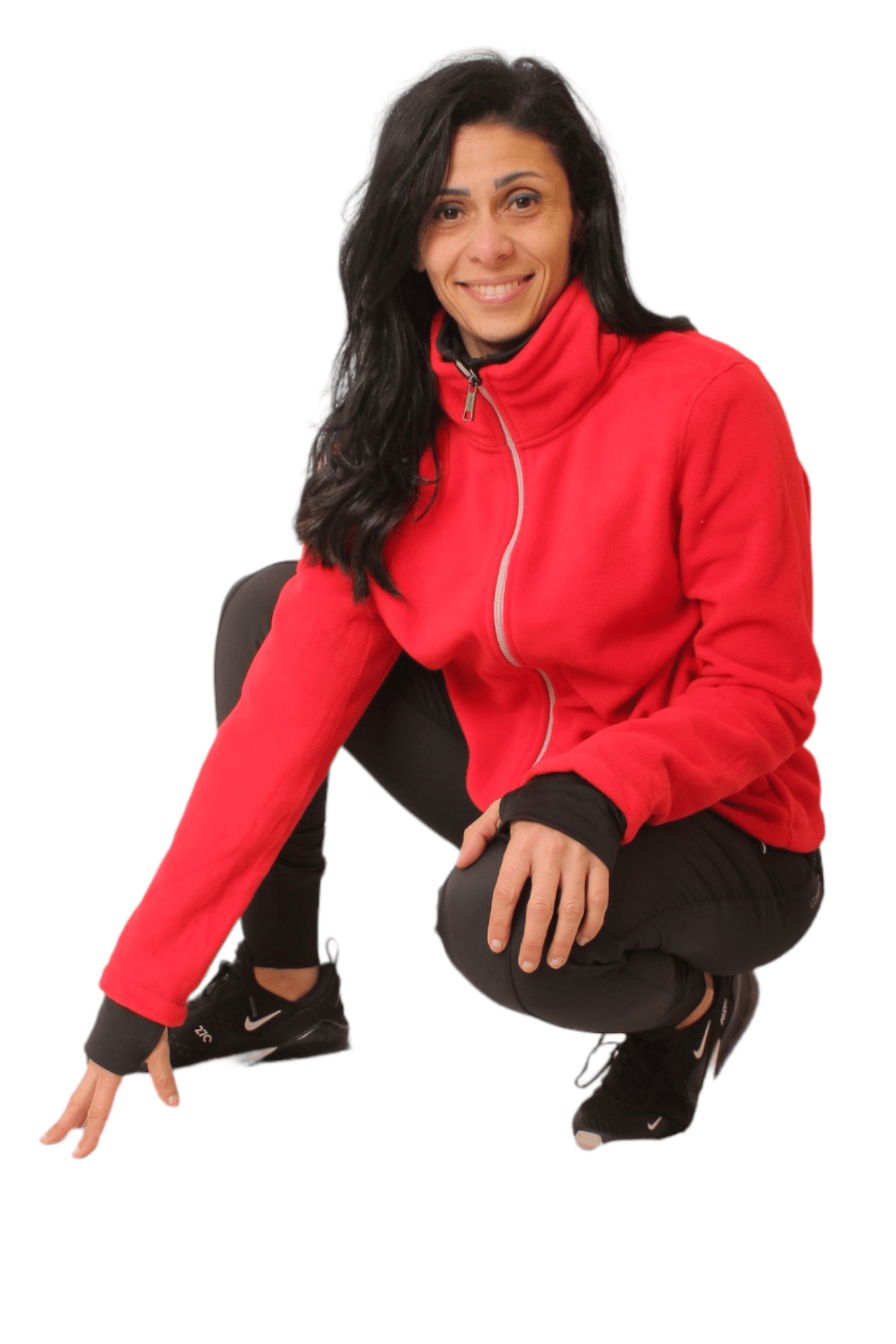 Winter23_WOMEN Summer Sale 23 Full Zipper Jacket - CK - Red
