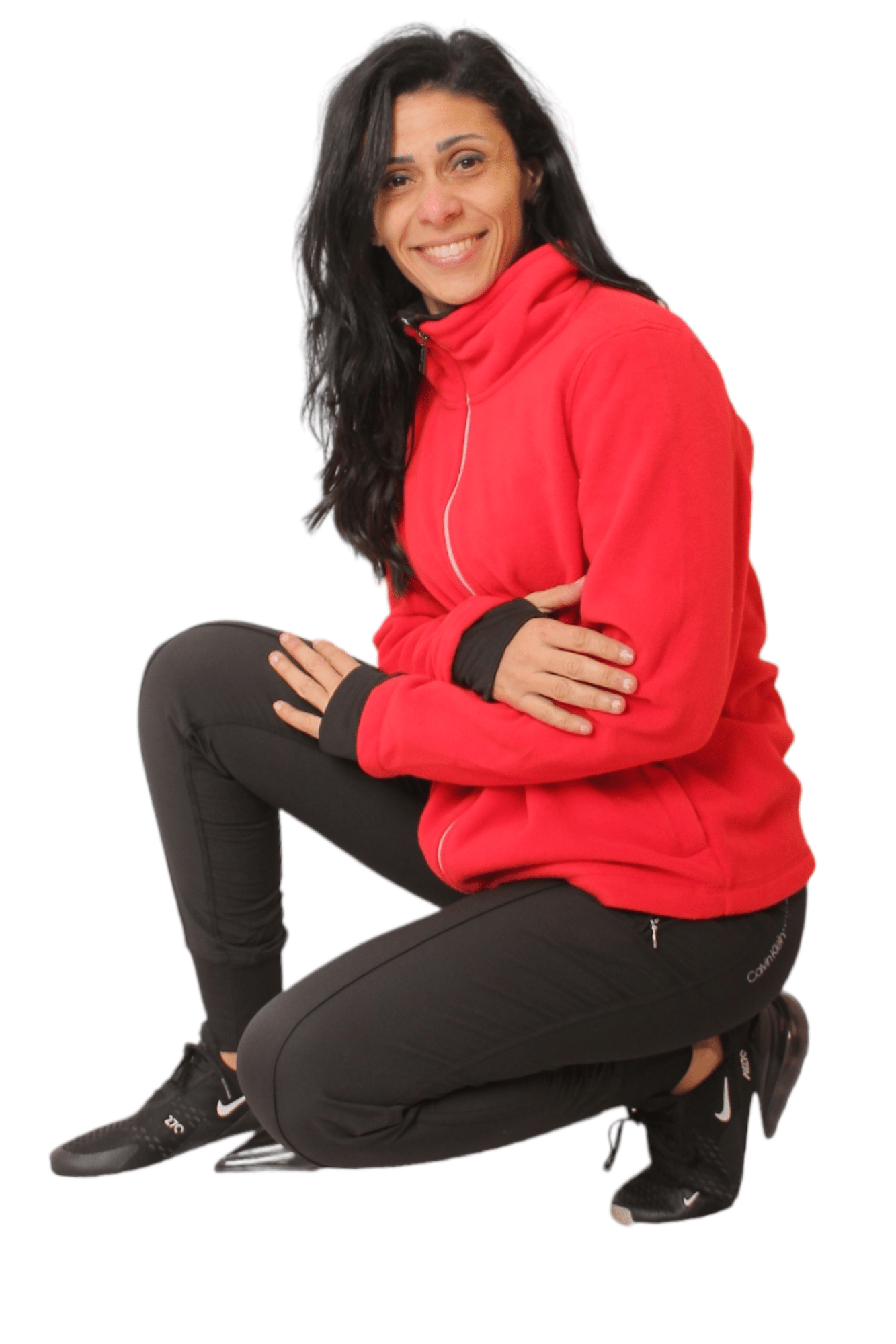 Winter23_WOMEN Summer Sale 23 Full Zipper Jacket - CK - Red